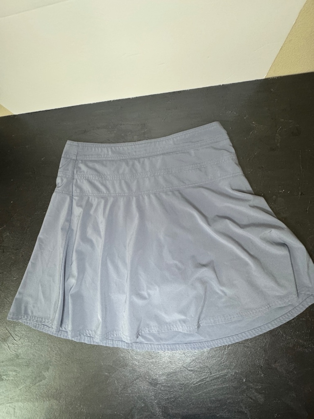 Athleta Everyday Skort Women’s Light Blue W/Built in Shorts and Side Zip. Sz 12